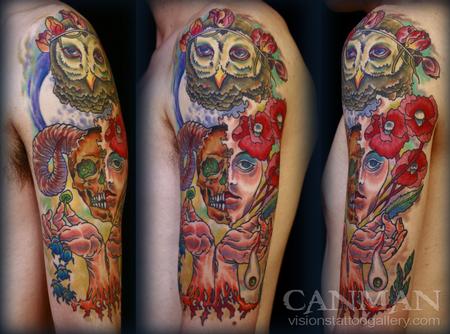 Canman - Collage tattoo